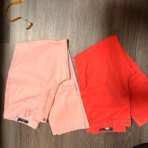 Vineyard Vines Relaxed Pink and Red Jeans